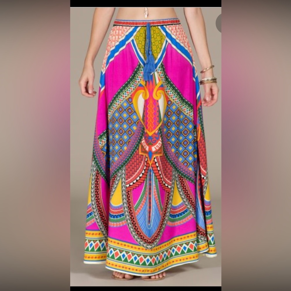 Flying tomato boho skirt